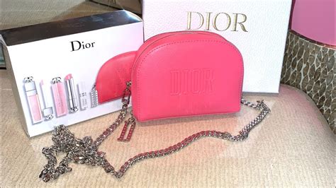 dior double pouch|free Dior pouch with purchase.